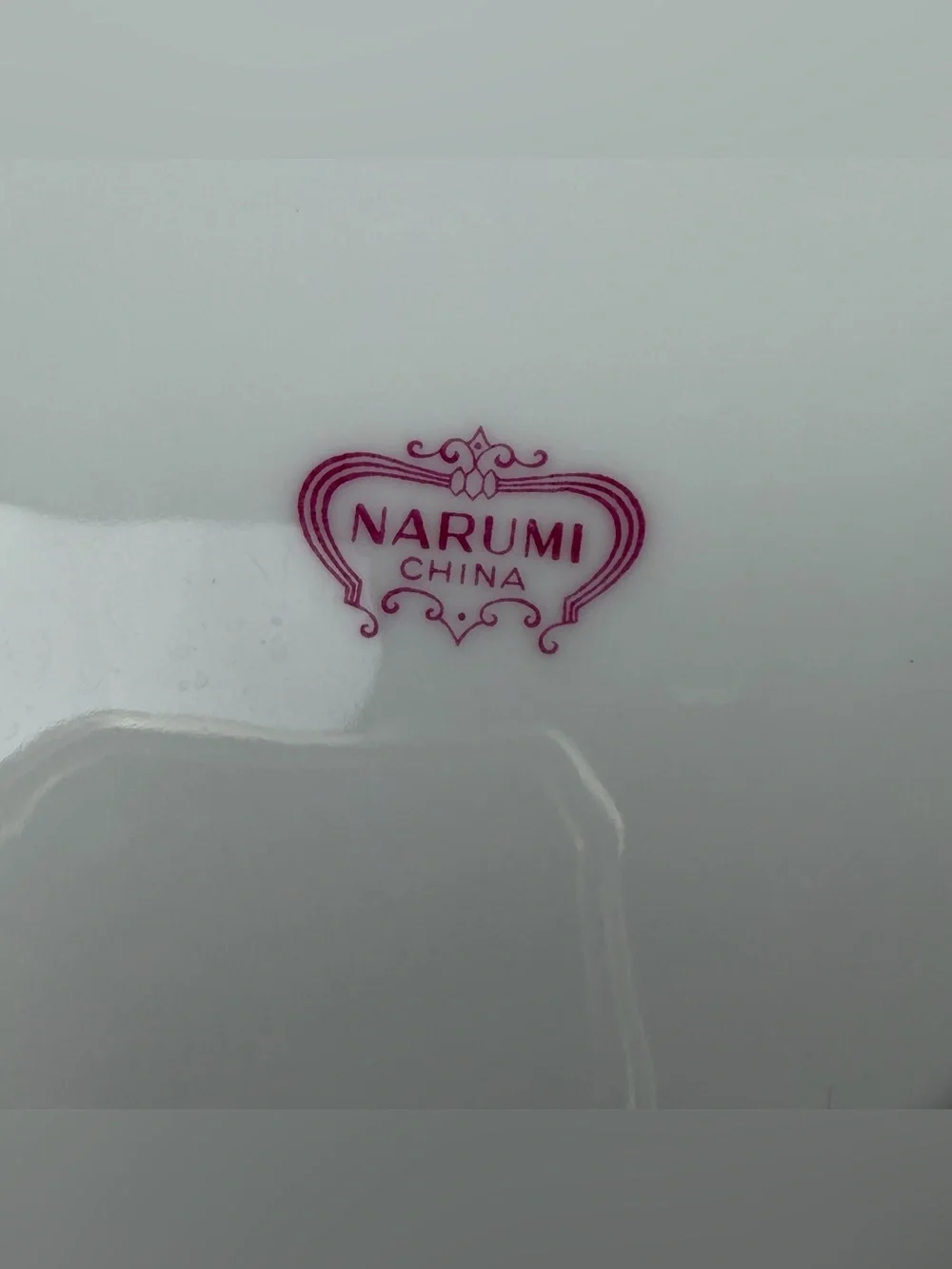 Vintage Narumi Fine China Dessert Plates with Red Rose Floral Pattern - Set of 4